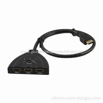 Intelligent HDMI Switcher, 3 x 1 Pigtail with Cable